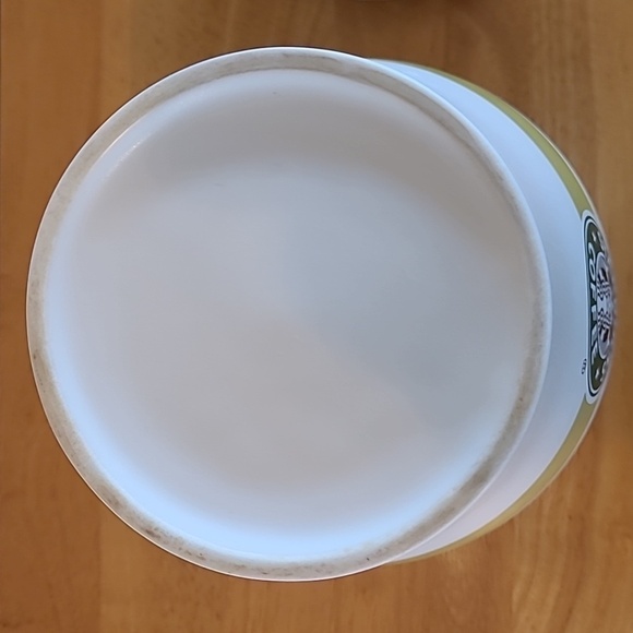 STARBUCKS Retired Ceramic Coffee Canister/Cookie Jar, Lime Green Stripe And Logo - Picture 8 of 12